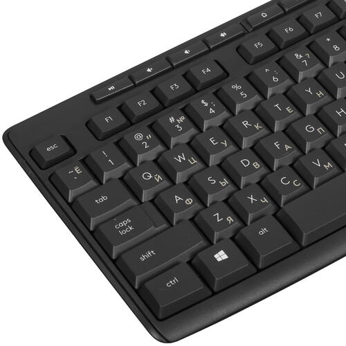 Купить Клавиатура+мышь беспроводная   Logitech Combo MK295 Black черный  5074614. Характеристики, отзывы и цены в Донецке