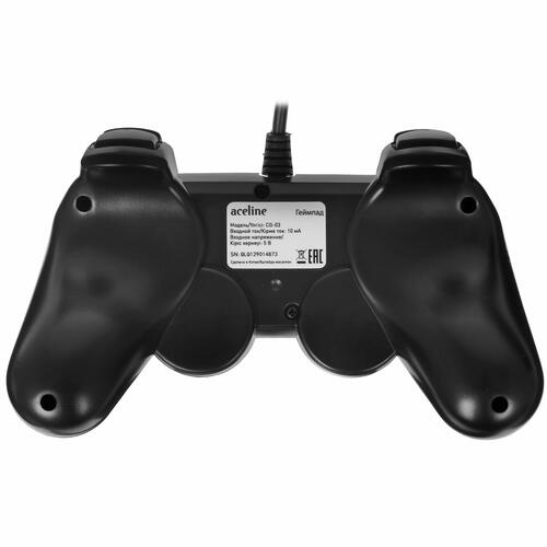 Купить Геймпад проводной Aceline CG-03 черный  4843082. Характеристики, отзывы и цены в Донецке