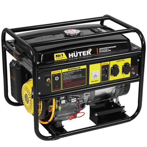 Купить Электрогенератор бензиново-газовый   Huter DY6500LXG  1263978. Характеристики, отзывы и цены в Донецке