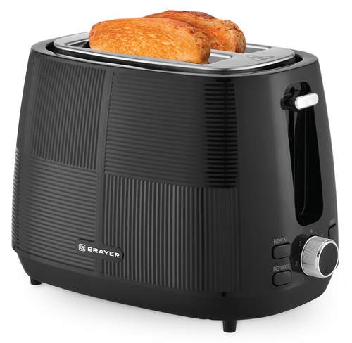 Купить Тостер BRAYER BR2117 черный  9171677. Характеристики, отзывы и цены в Донецке