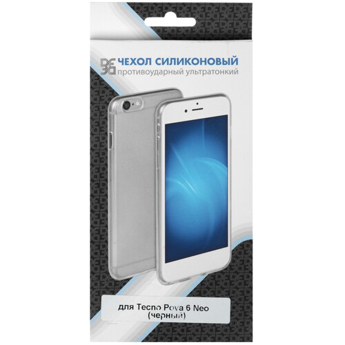 Купить Накладка  DF Case для Tecno POVA 6 Neo черный  5470741. Характеристики, отзывы и цены в Донецке