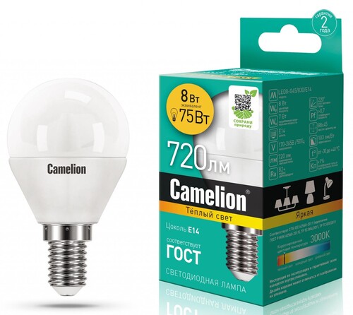 Купить Лампа светодиодная Camelion 12391  5644349. Характеристики, отзывы и цены в Донецке