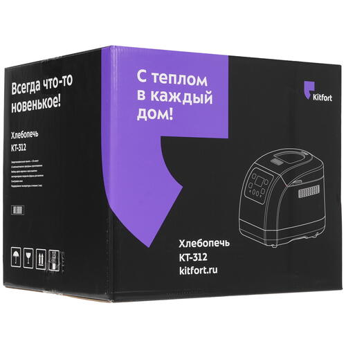 Купить Хлебопечь Kitfort КТ-312 белый  9078503. Характеристики, отзывы и цены в Донецке