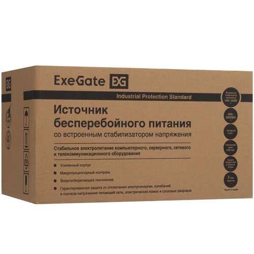 Купить ИБП ExeGate SpecialPro UNB-1200.LED.AVR.4SH  5418296. Характеристики, отзывы и цены в Донецке