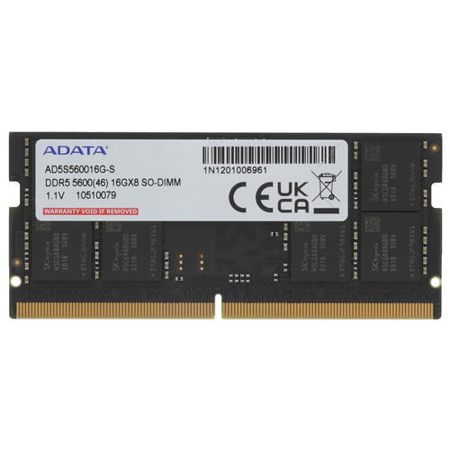 Купить Оперативная память SODIMM ADATA [AD5S560016G-S] 16 ГБ  5406960. Характеристики, отзывы и цены в Донецке