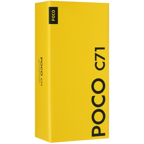 Купить 6.88" Смартфон POCO C71 64 ГБ черный  5622972. Характеристики, отзывы и цены в Донецке