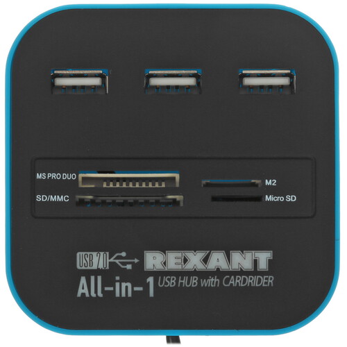 Купить USB-разветвитель Rexant 18-4121  9116632. Характеристики, отзывы и цены в Донецке