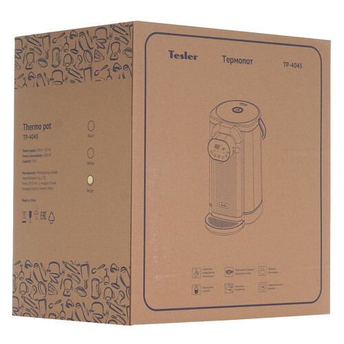 Купить Термопот TESLER TP-4045 бежевый  9228868. Характеристики, отзывы и цены в Донецке