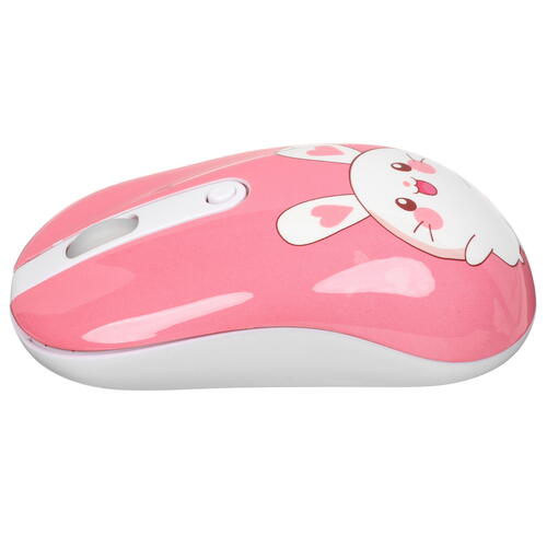 Купить Мышь беспроводная DEXP WM-311WU Rabbit with heart  розовый  5404131. Характеристики, отзывы и цены в Донецке
