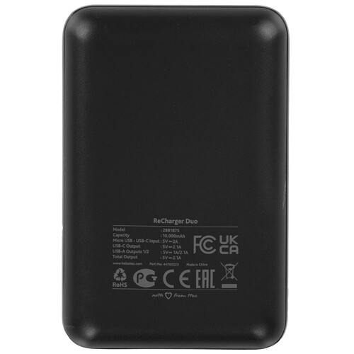 Купить Портативный аккумулятор TTEC ReCharger Duo черный  9140703. Характеристики, отзывы и цены в Донецке