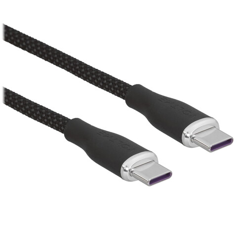 Купить Кабель круглый VOLTME USB Type-C - USB Type-C черный 1.2 м  5626392. Характеристики, отзывы и цены в Донецке