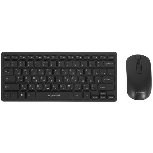 Купить Клавиатура+мышь беспроводная   Gembird KBS-9100 черный  5020197. Характеристики, отзывы и цены в Донецке