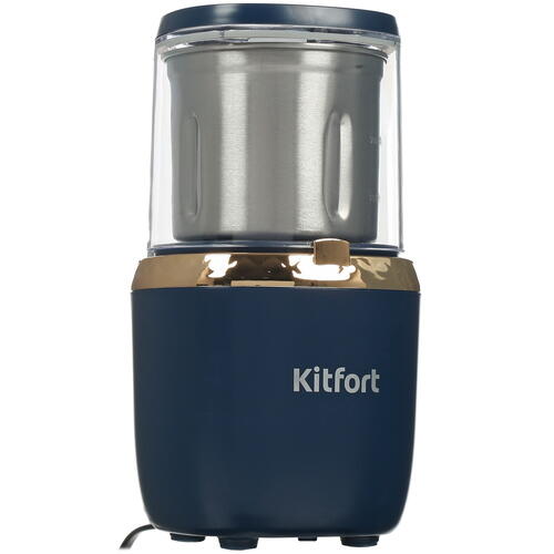 Купить Кофемолка электрическая Kitfort КТ-769 синий  5329355. Характеристики, отзывы и цены в Донецке