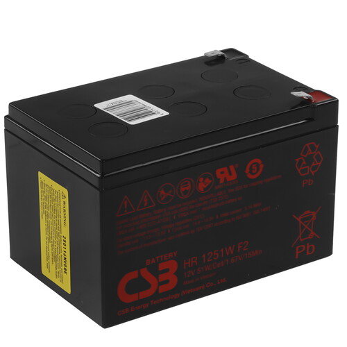 Купить Аккумуляторная батарея для ИБП CSB HR1251W F2  9281129. Характеристики, отзывы и цены в Донецке