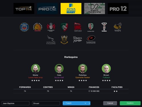 Купить Игра Pro Rugby Manager 2015 (Steam)  5622392. Характеристики, отзывы и цены в Донецке