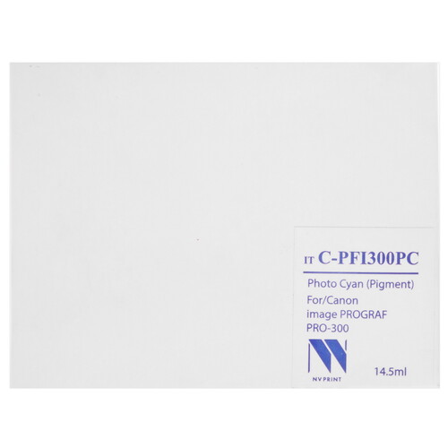 Купить Картридж NV Print C-PFI300 PC голубой  9154190. Характеристики, отзывы и цены в Донецке