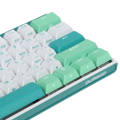 Купить Клавиатура  проводная + беспроводная Durgod K330w Plus Mint  5449870. Характеристики, отзывы и цены в Донецке