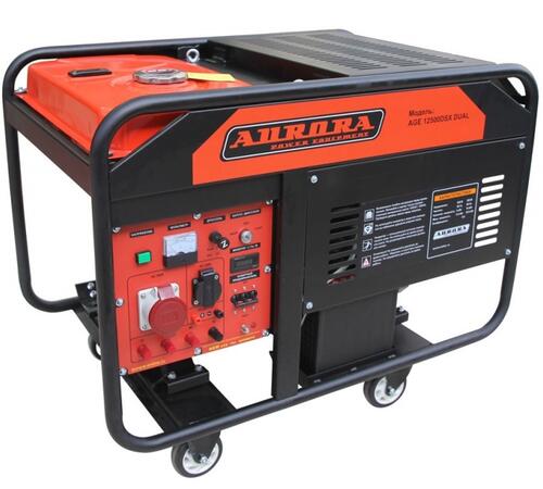 Купить Электрогенератор   бензиновый Aurora AGE 12500 DSX DUAL  8155294. Характеристики, отзывы и цены в Донецке