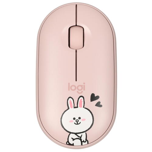 Купить Мышь беспроводная Logitech Pebble M350 [910-005782] розовый  5404488. Характеристики, отзывы и цены в Донецке