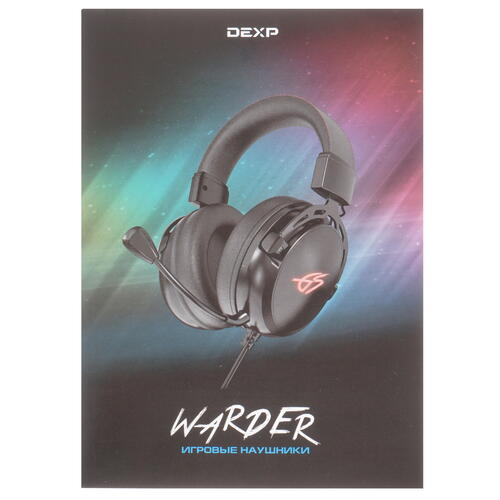 Купить Проводные наушники DEXP Warder черный  5016490. Характеристики, отзывы и цены в Донецке