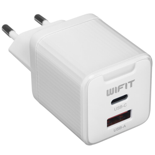 Купить Сетевое зарядное устройство Wifit WICHARGE GC1 белый  5484696. Характеристики, отзывы и цены в Донецке