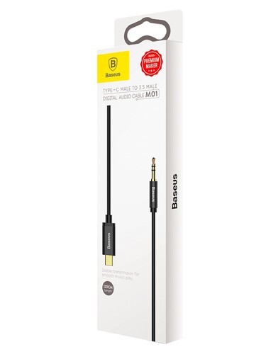 Купить Кабель   Baseus USB Type-C - jack 3.5 мм черный  5619852. Характеристики, отзывы и цены в Донецке