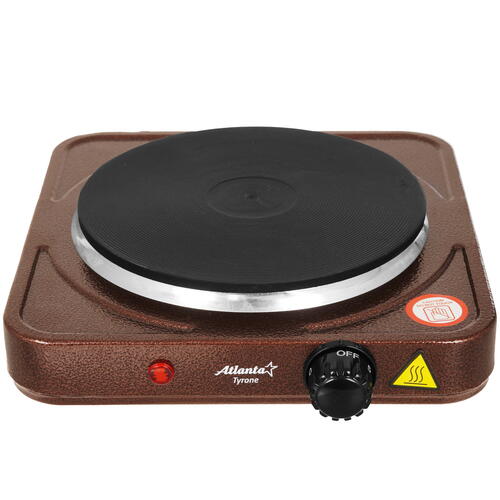 Купить Плита компактная электрическая Atlanta ATH-1736 коричневый  9032119. Характеристики, отзывы и цены в Донецке