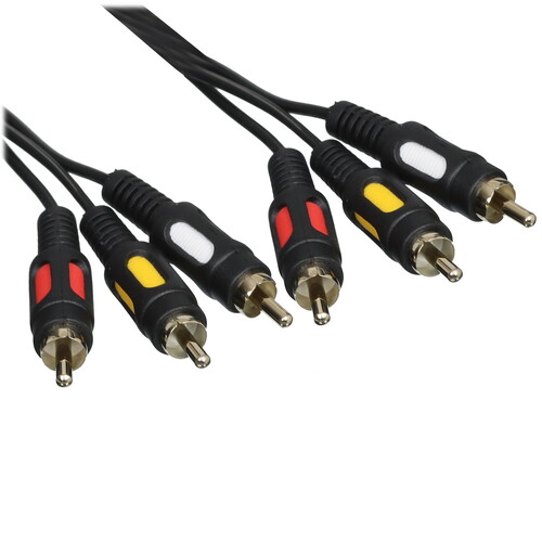 Купить Кабель   GoPower RCA x3 - RCA x3 черный  5479632. Характеристики, отзывы и цены в Донецке