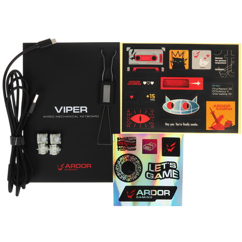 Купить Клавиатура проводная ARDOR GAMING Viper  9093592. Характеристики, отзывы и цены в Донецке