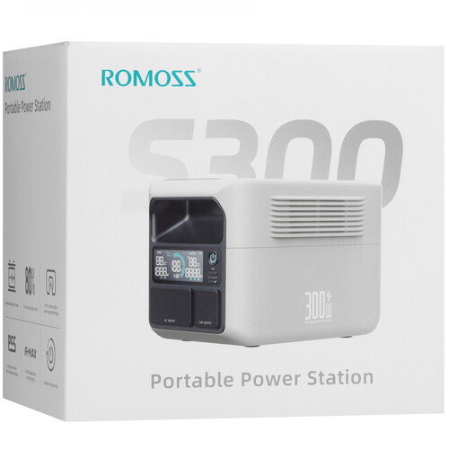 Купить Портативная зарядная станция Romoss RM300 серый  5472530. Характеристики, отзывы и цены в Донецке