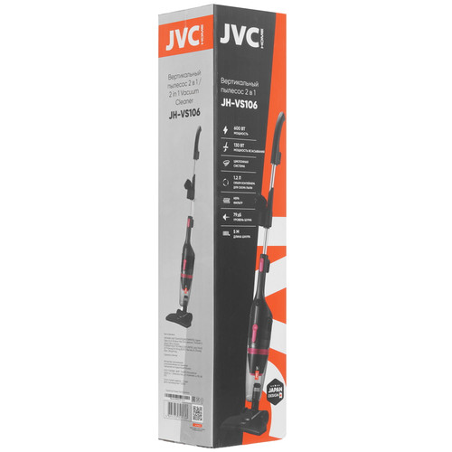 Купить Вертикальный пылесос  JVC JH-VS106  черный  9062921. Характеристики, отзывы и цены в Донецке