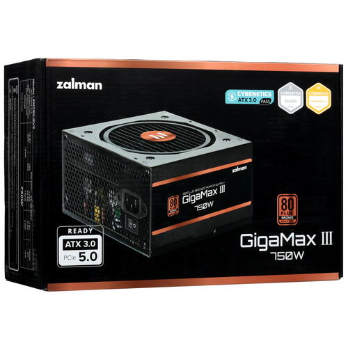Купить Блок питания ZALMAN GigaMax III 750W  5439385. Характеристики, отзывы и цены в Донецке