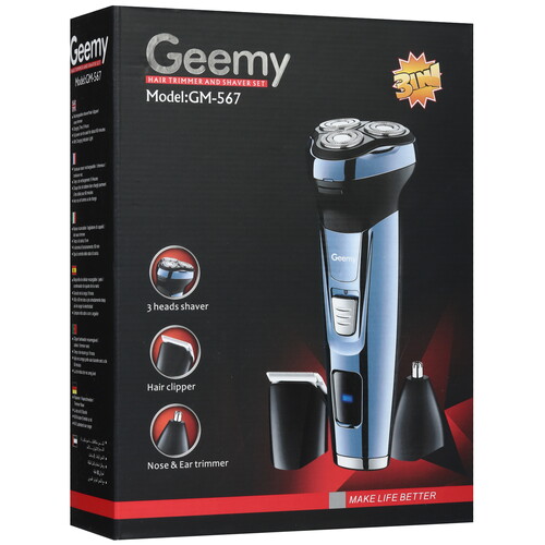 Купить Электробритва Geemy GM-567  5492143. Характеристики, отзывы и цены в Донецке