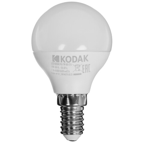 Купить Комплект светодиодных ламп Kodak P45-7W-865-E14  9305931. Характеристики, отзывы и цены в Донецке