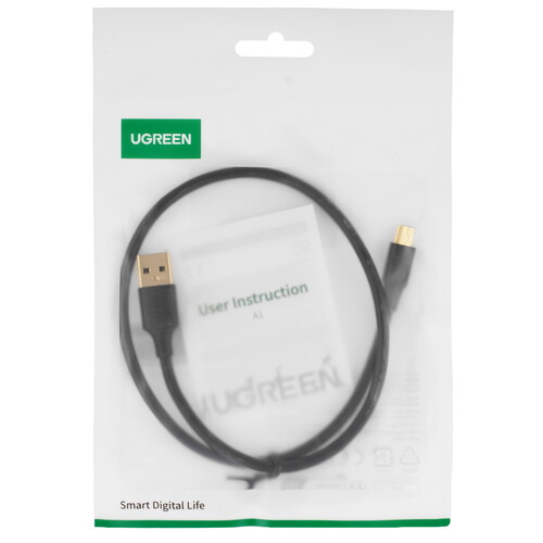 Купить Кабель Ugreen USB 2.0 Type-A - mini USB  9154574. Характеристики, отзывы и цены в Донецке
