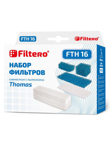 Купить Комплект фильтров Filtero FTH 16  0189926. Характеристики, отзывы и цены в Донецке