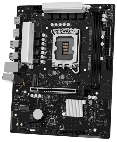 Купить Материнская плата ASRock H810M-P Gen5  5922672. Характеристики, отзывы и цены в Донецке