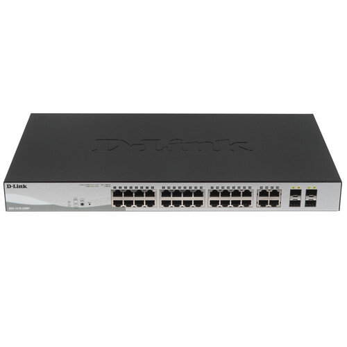 Купить Коммутатор D-Link DGS-1210-28MP  8137079. Характеристики, отзывы и цены в Донецке
