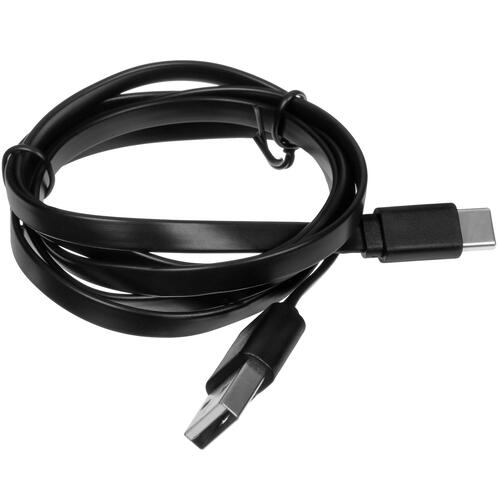 Купить Кабель плоский FinePower USB Type-C - USB 2.0 Type-A черный 1 м  5405273. Характеристики, отзывы и цены в Донецке