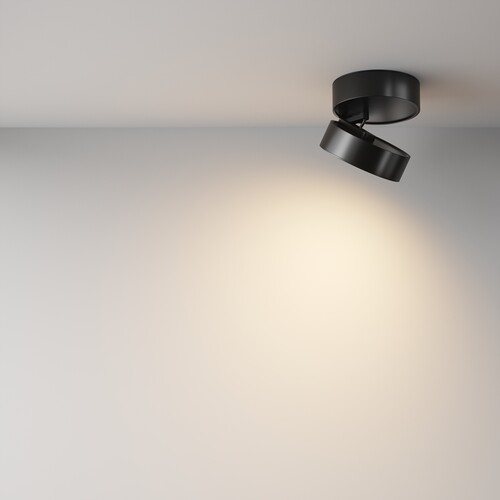 Купить Светильник потолочный Technical C024CL-18W3K-B-1 черный/черный  9143105. Характеристики, отзывы и цены в Донецке