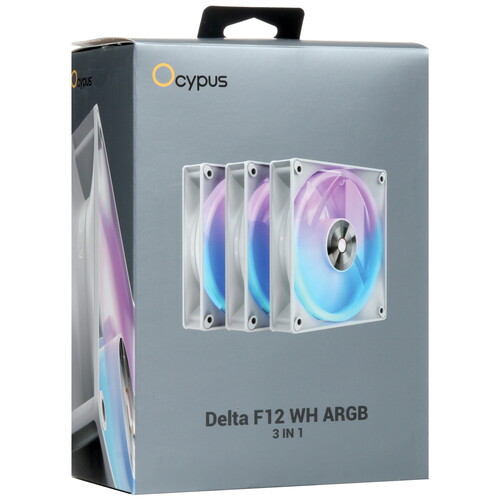 Купить Комплект вентиляторов Ocypus Delta F12 ARGB  5490788. Характеристики, отзывы и цены в Донецке
