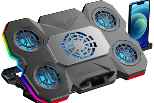Купить Подставка для ноутбука Panteon CP-175 RGB черный  5480925. Характеристики, отзывы и цены в Донецке