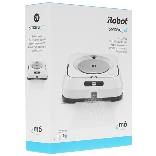 Купить Робот-полотер iRobot Braava Jet m6 белый  1617059. Характеристики, отзывы и цены в Донецке