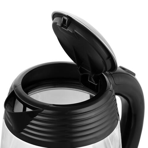 Купить Электрочайник Kitfort KT-6125 черный  5352735. Характеристики, отзывы и цены в Донецке