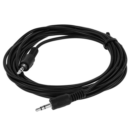 Купить Кабель   Сигнал 3.5 mm jack - 3.5 mm jack черный  5480117. Характеристики, отзывы и цены в Донецке