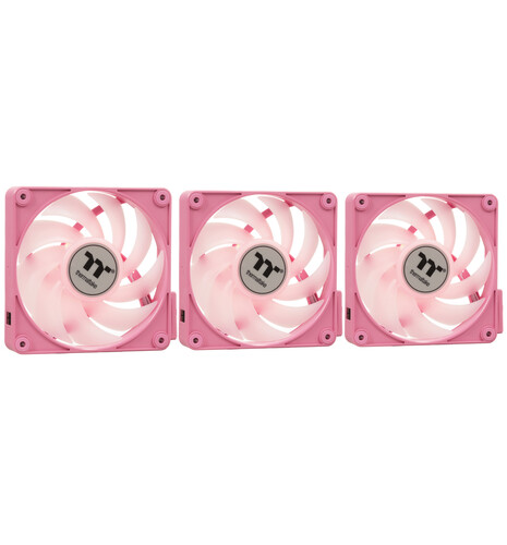 Купить Комплект вентиляторов Thermaltake CT120 EX ARGB Sync [CL-F219-PL12PK-A] розовый  5608982. Характеристики, отзывы и цены в Донецке