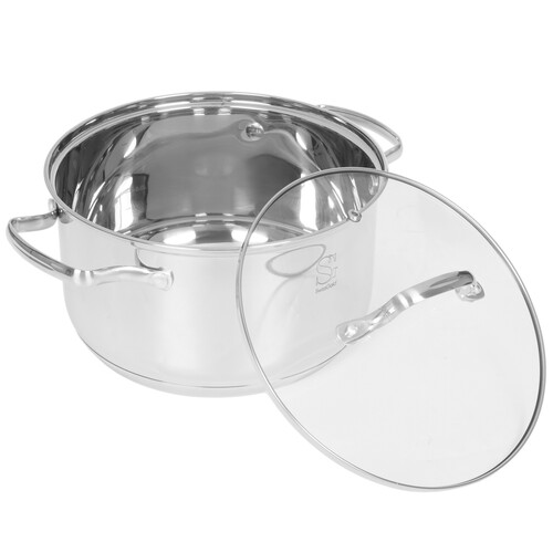 Купить Кастрюля Swisgold Taurus SG-18077 4.7 л 22 см серебристый  9151807. Характеристики, отзывы и цены в Донецке