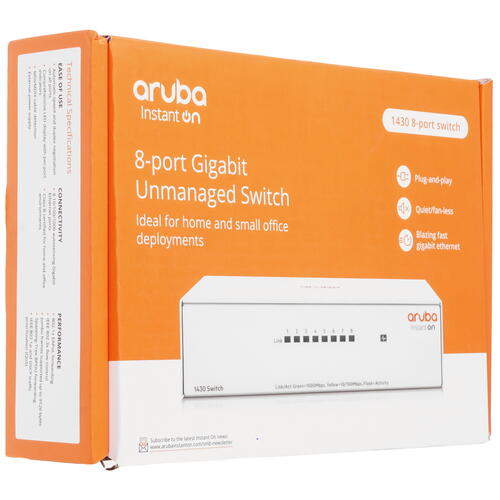 Купить Коммутатор HPE Aruba Instant On 1430 8G  5449190. Характеристики, отзывы и цены в Донецке