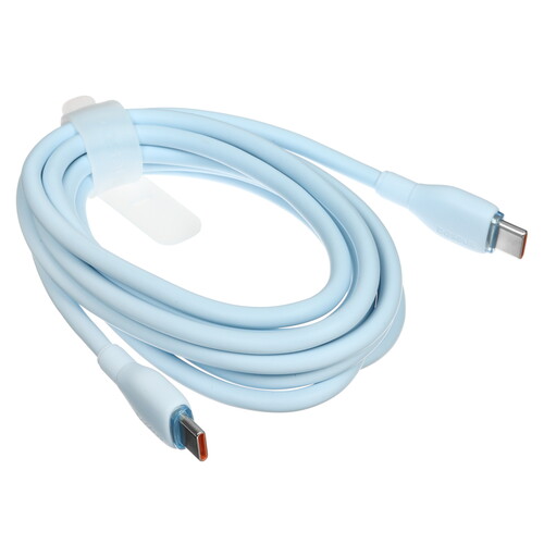 Купить Кабель круглый Baseus USB Type-C - USB Type-C голубой 2 м  5495757. Характеристики, отзывы и цены в Донецке