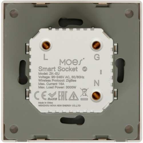 Купить Умная розетка MOES ZK-EU  5635807. Характеристики, отзывы и цены в Донецке